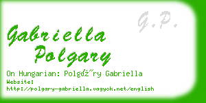 gabriella polgary business card